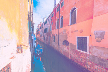 Venice in faded color effect.