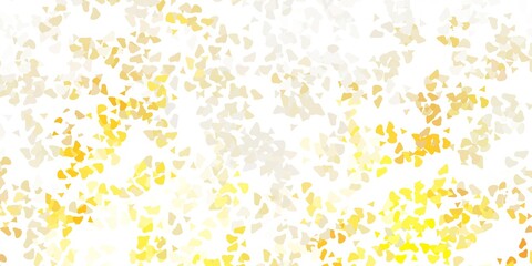 Light orange vector pattern with abstract shapes.