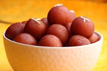 Gulab Jamun an Indian dessert