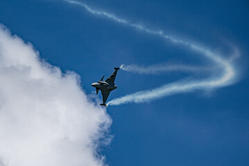 Dassault Rafale in Schweizer Bergen Swiss Mountains 