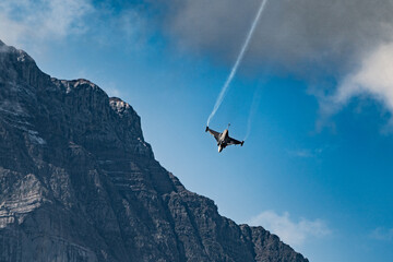 Dassault Rafale in Schweizer Bergen Swiss Mountains  © Christoph
