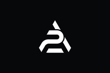 Minimal Innovative Initial AP logo and PA logo. Letter AP PA creative elegant Monogram. Premium Business logo icon. White color on black background - obrazy, fototapety, plakaty
