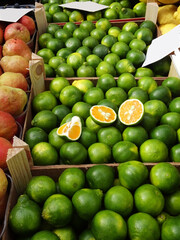 zitronen auf dem markt