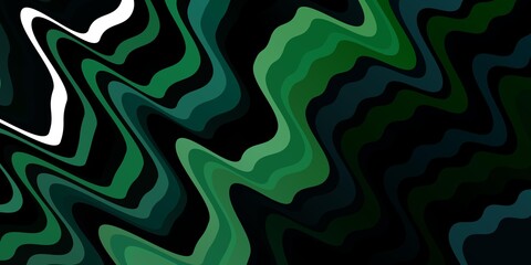 Light Blue, Green vector texture with wry lines. Brand new colorful illustration with bent lines. Pattern for websites, landing pages.