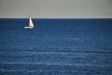 Fototapeta premium yacht on the sea