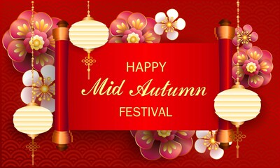 Mid autumn festival / Chinese festival / Vector illustration