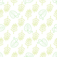 Seamless pattern with herbal elements. Decorative texture for wallpaper, textile, stationery, scrapbook, web, wrapping paper.