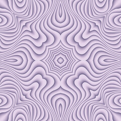 Vector paper cut waves modern background.