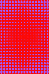 Polka dot pop art halftone pattern
