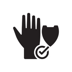Clean healthy safe hand icon - 
