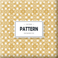 Seamless geometric ornamental vector pattern. Abstract background