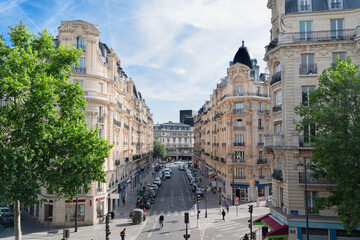 eiffel tour and Paris street