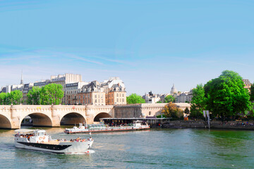 Naklejka premium Pont des Arts, Paris, France