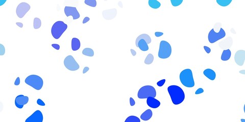 Light blue vector background with random forms.