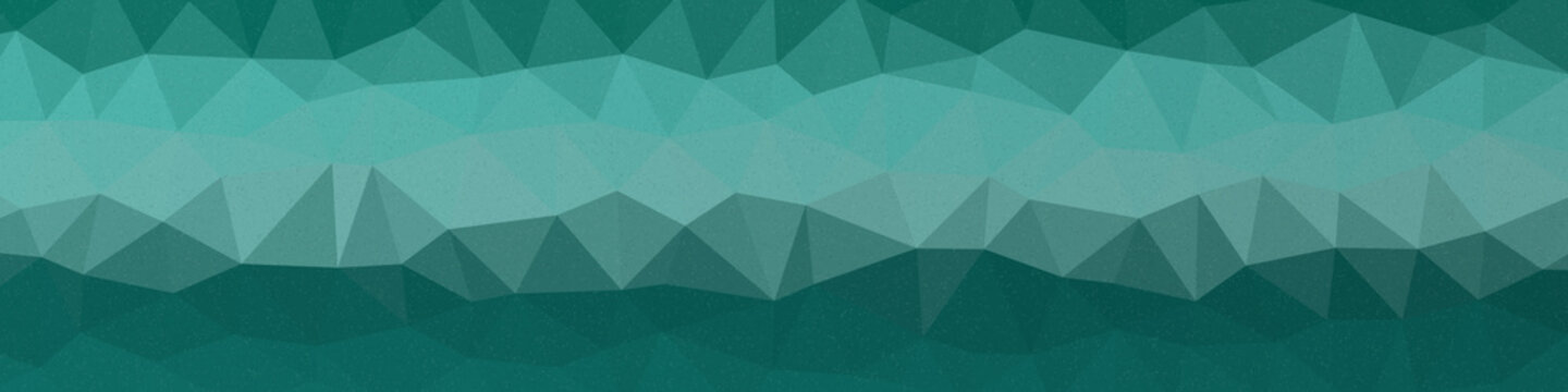 Teal Green color Abstract color Low-Polygones Generative Art background illustration