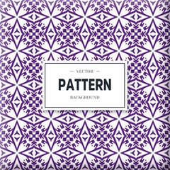 Seamless vector pattern. Background pattern in geometric ornamental style.