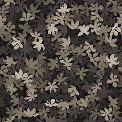 Brown color style abstract geometric fashion camouflage seamless pattern.