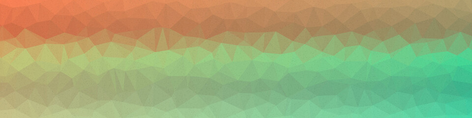 Fototapeta premium Sea Green color Abstract color Low-Polygones Generative Art background illustration