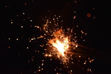 Fototapeta premium Sparklers on Fire 