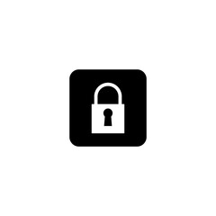 padlock, locked, lock icon vector symbol illustrations isolated white background