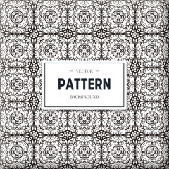 Seamless vector pattern. Background pattern in geometric ornamental style.