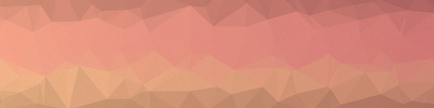 Pink Peach color Abstract color Low-Polygones Generative Art background illustration