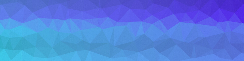 Obraz premium Cyan color Abstract color Low-Polygones Generative Art background illustration