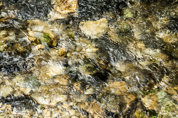 Close up of a river water