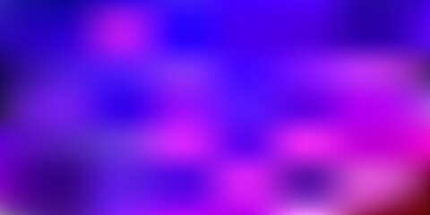 Dark blue, red vector blur drawing.