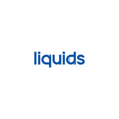 a simple Liquids wordmark logo design