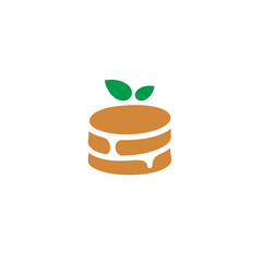 a simple Pancake logo / icon design