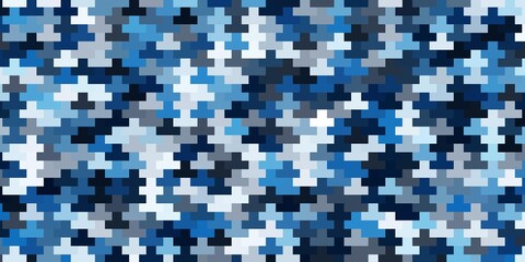 Light BLUE vector backdrop with rectangles. Abstract gradient illustration with colorful rectangles. Pattern for busines booklets, leaflets