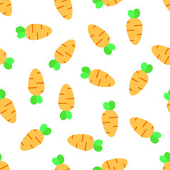 Carrot vector pattern