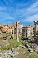 Rome, Italy. The Imperial Forum.