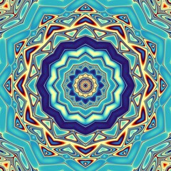 Abstract geometrical background. Ornamental symmetric pattern