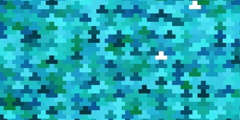 Light BLUE vector background in polygonal style. Modern design with rectangles in abstract style. Design for your business promotion.