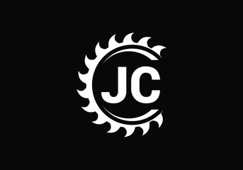 J C Initial Letter Logo design, Graphic Alphabet Symbol for Corporate Business Identity