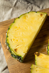 Raw Yellow Organic PIneapple Slices