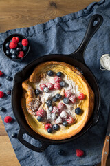 Homemade Baked Dutch Baby Pancake