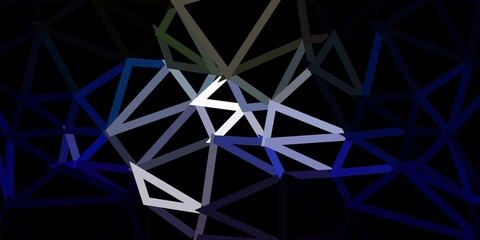Dark multicolor vector triangle mosaic wallpaper.