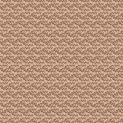 Fototapeta premium Abstract herbal seamless pattern with leaves on beige background. For wrapping paper,textile,wallpapers,design templates. Vector hand drawn endless texture.