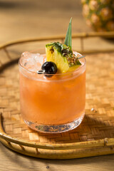 Homemade Boozy Mai Tai Cocktail