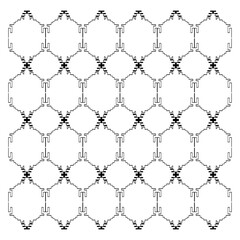 Naklejka premium Luxury design Ornaments, aztecs colorful pattern, texture