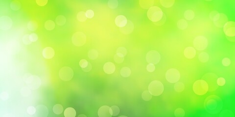 Light Green vector background with spots. Colorful illustration with gradient dots in nature style. Design for posters, banners.