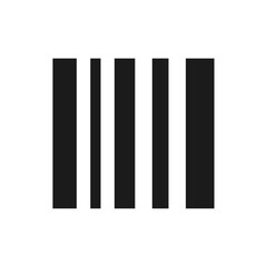 Barcode. Modern simple flat bar code sign. Marketing, internet concept. Trendy vector buy market mark symbol for website design, mobile app.

