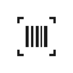 Barcode. Modern simple flat bar code sign. Marketing, internet concept. Trendy vector buy market mark symbol for website design, mobile app.

