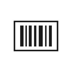 Barcode. Modern simple flat bar code sign. Marketing, internet concept. Trendy vector buy market mark symbol for website design, mobile app.
