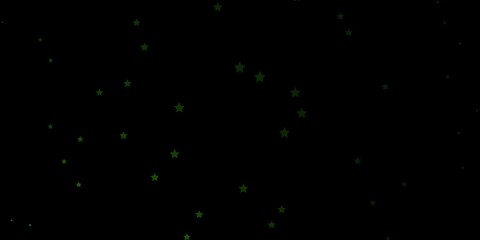 Dark Green vector texture with beautiful stars. Decorative illustration with stars on abstract template. Design for your business promotion.