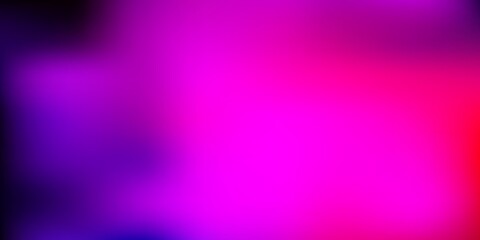 Dark pink, blue vector blurred background.
