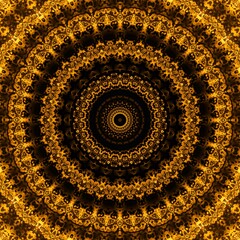 Abstract geometrical background. Ornamental symmetric pattern